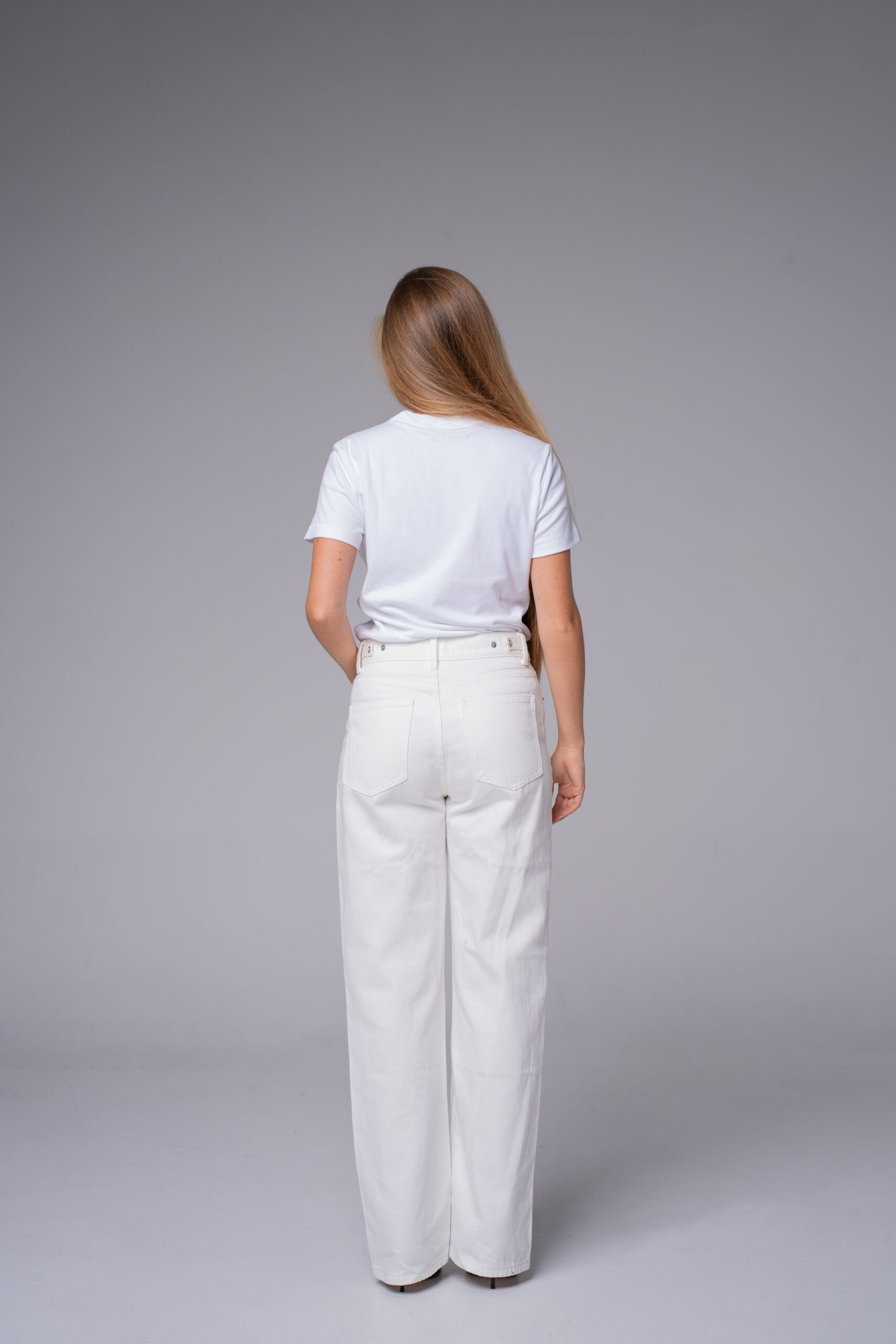 Jean droit blanc – photo 4