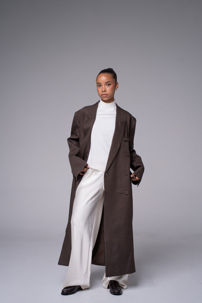 Manteau long oversize – vue 2