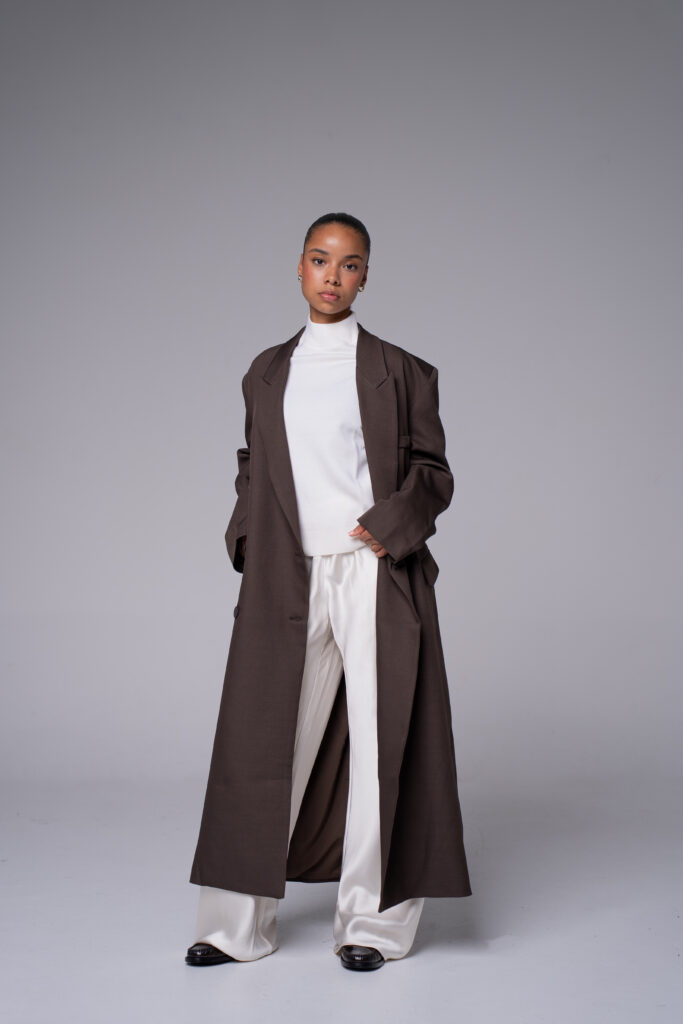 Manteau long oversize