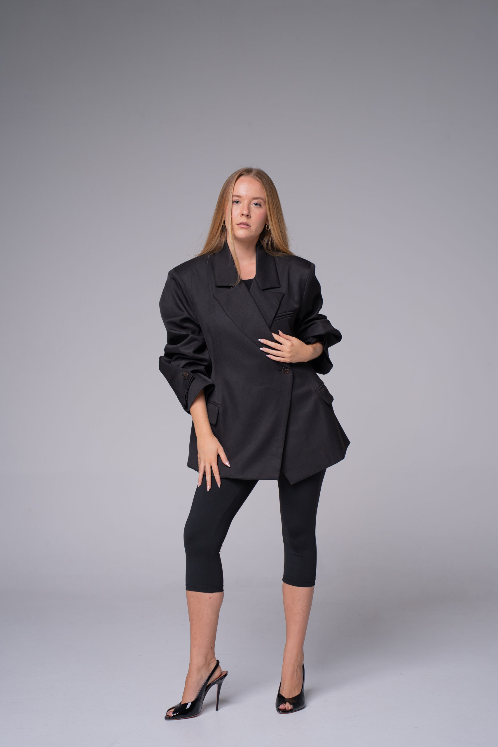 Blazer structuré à épaulettes – photo 3