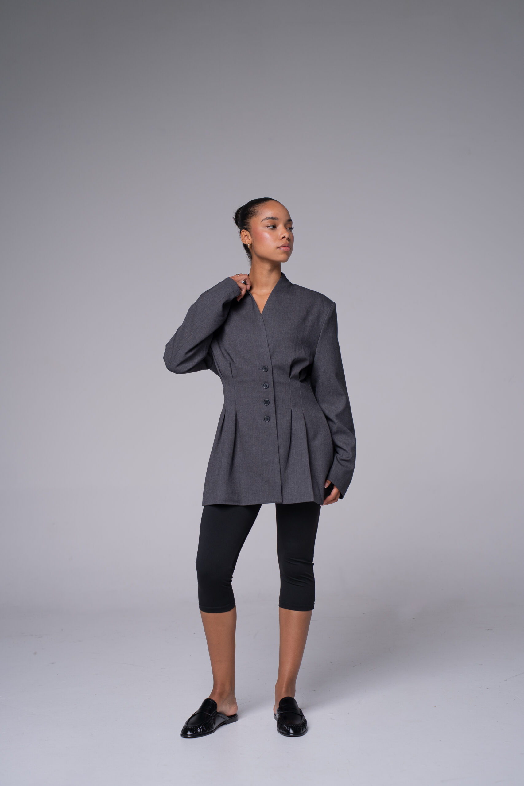 Blazer ajusté avec ceinture – photo 2