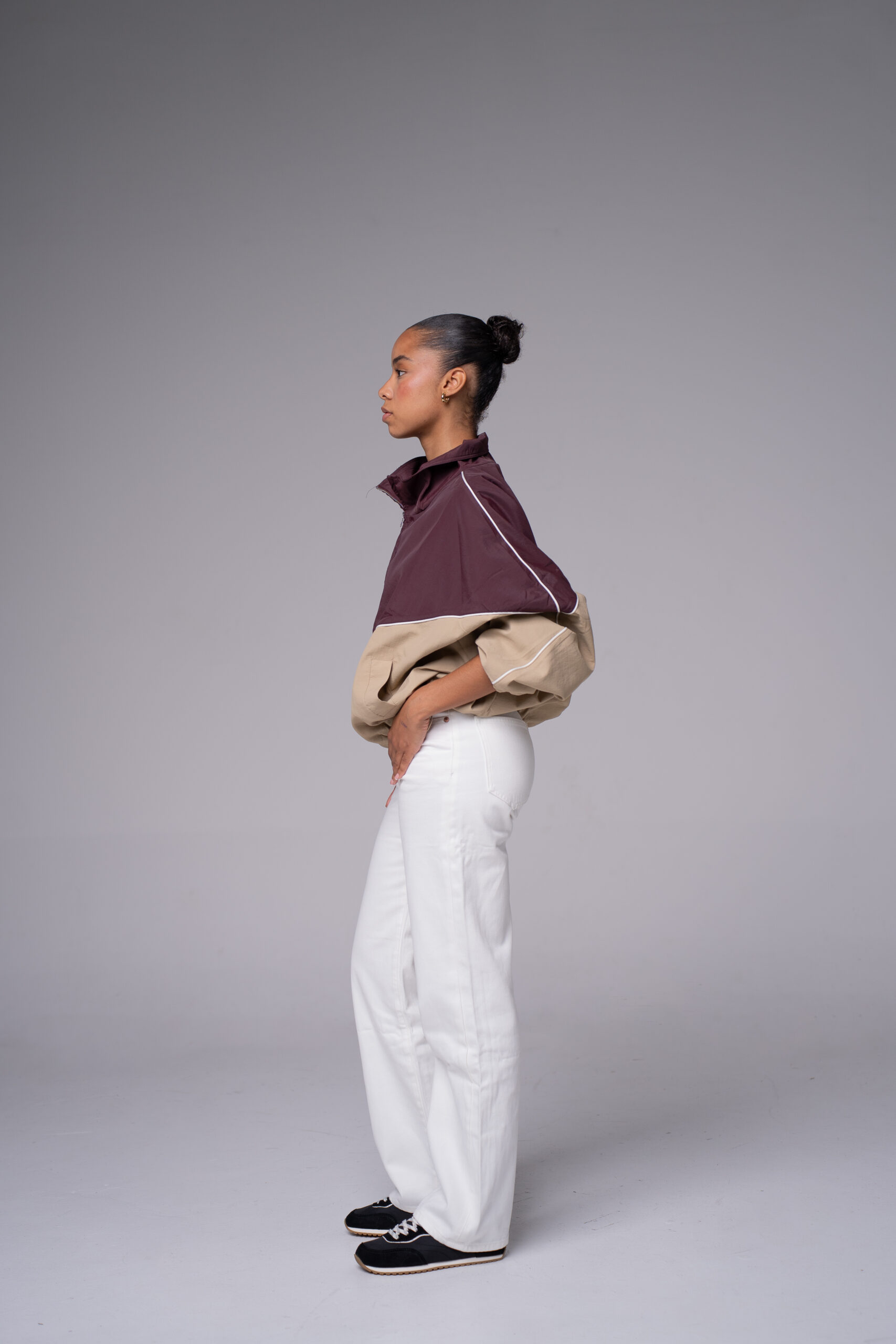 Bomber bicolore zippé – photo 2