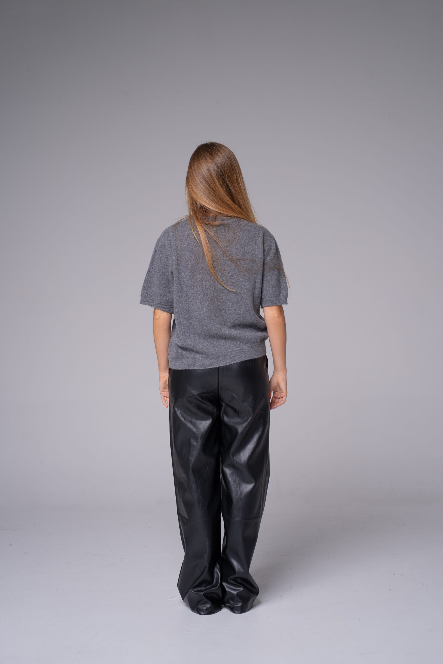Pull manches courtes en laine mérinos – photo 2