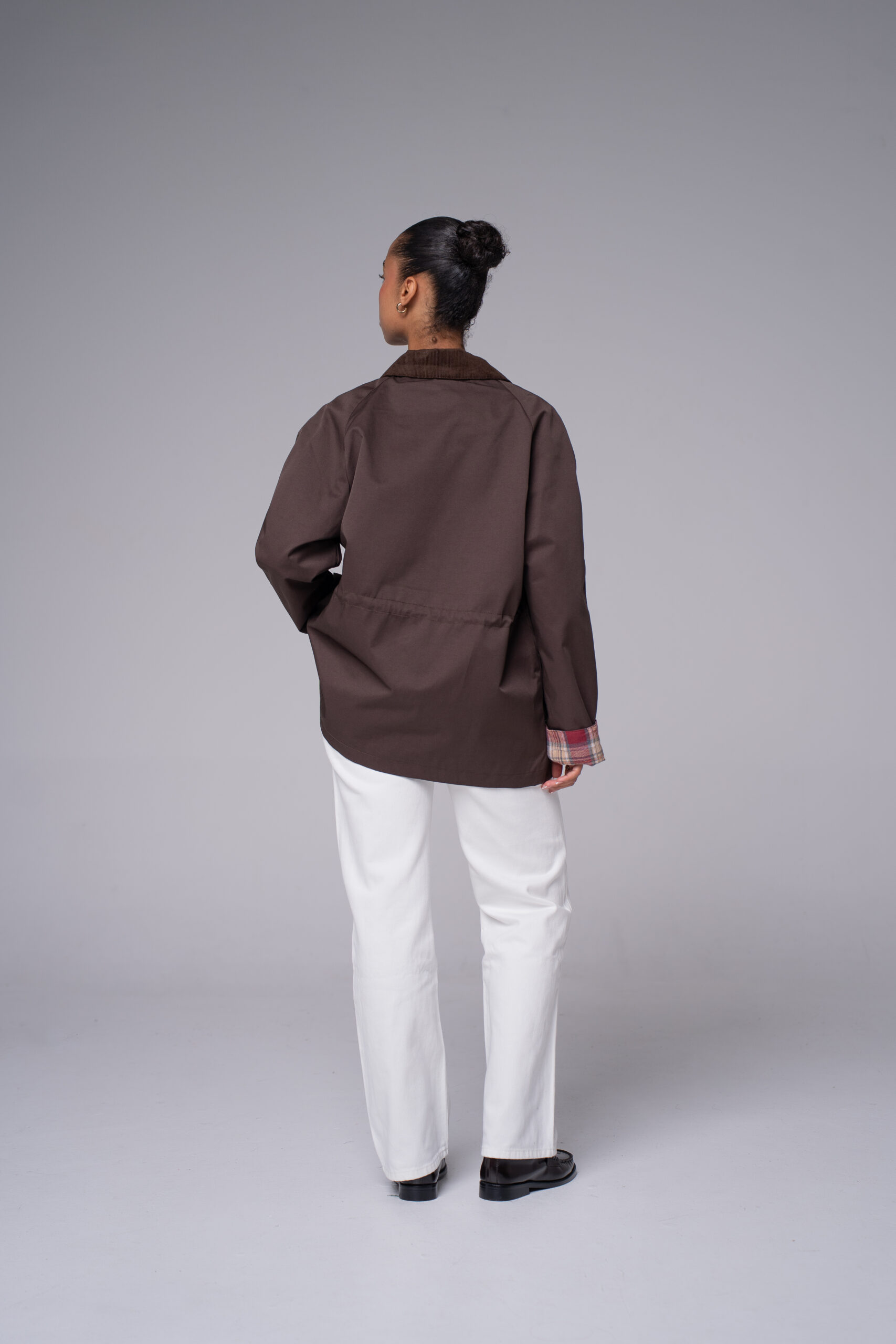 Veste à col en velours côtelé – photo 2