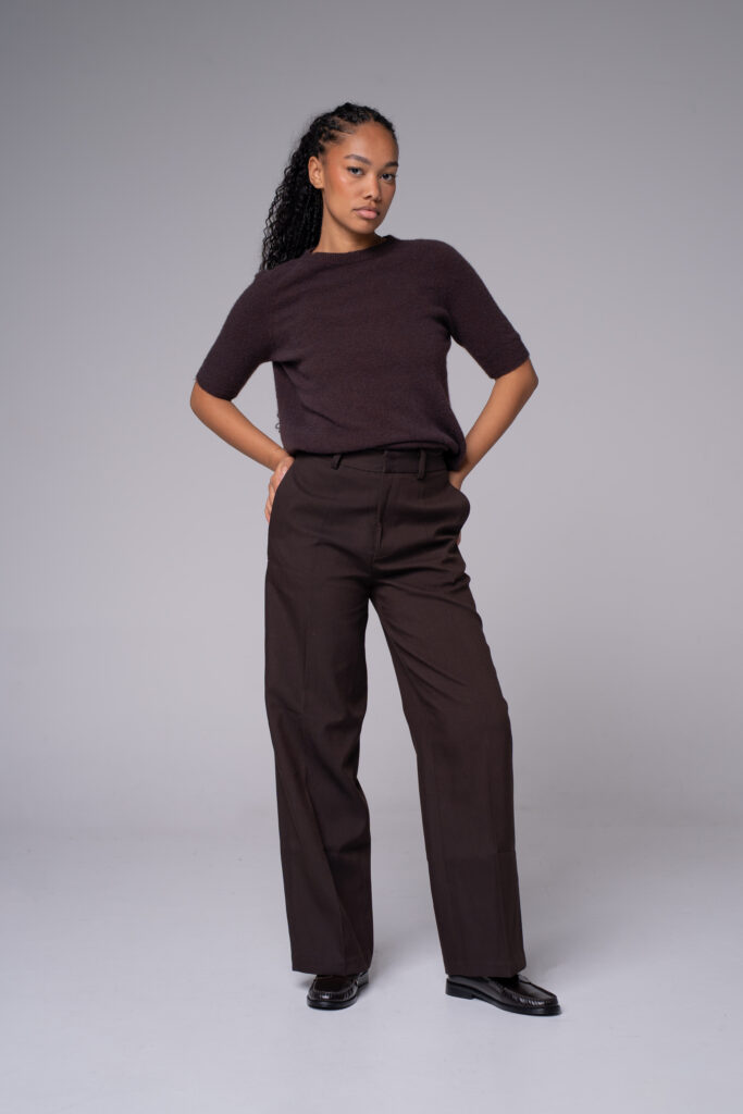Pantalon large à pinces