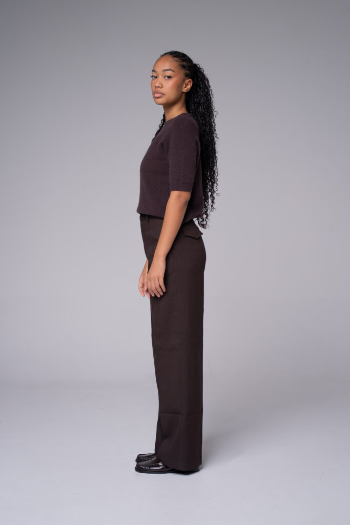 Pantalon large à pinces