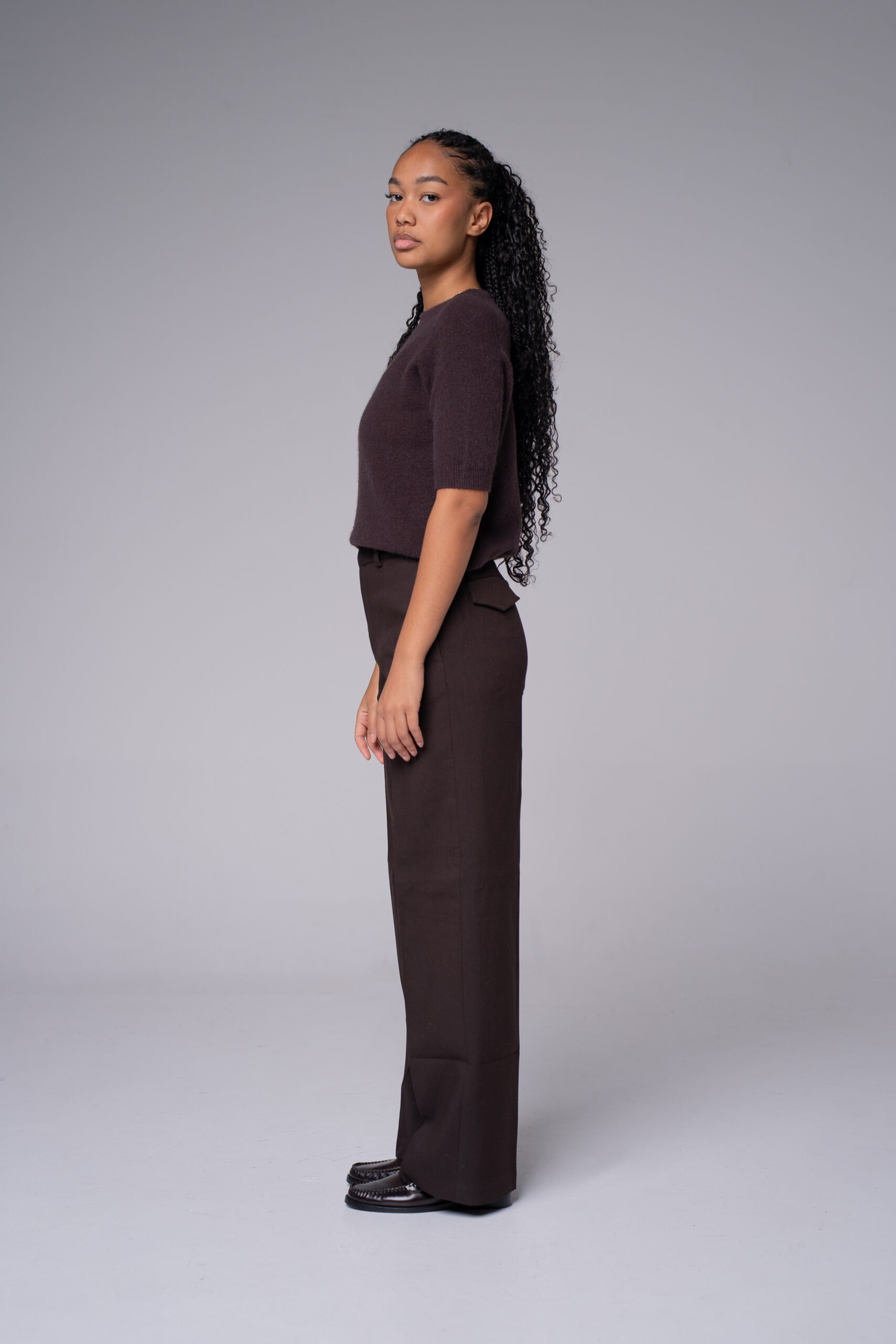 Pantalon large à pinces – photo 3