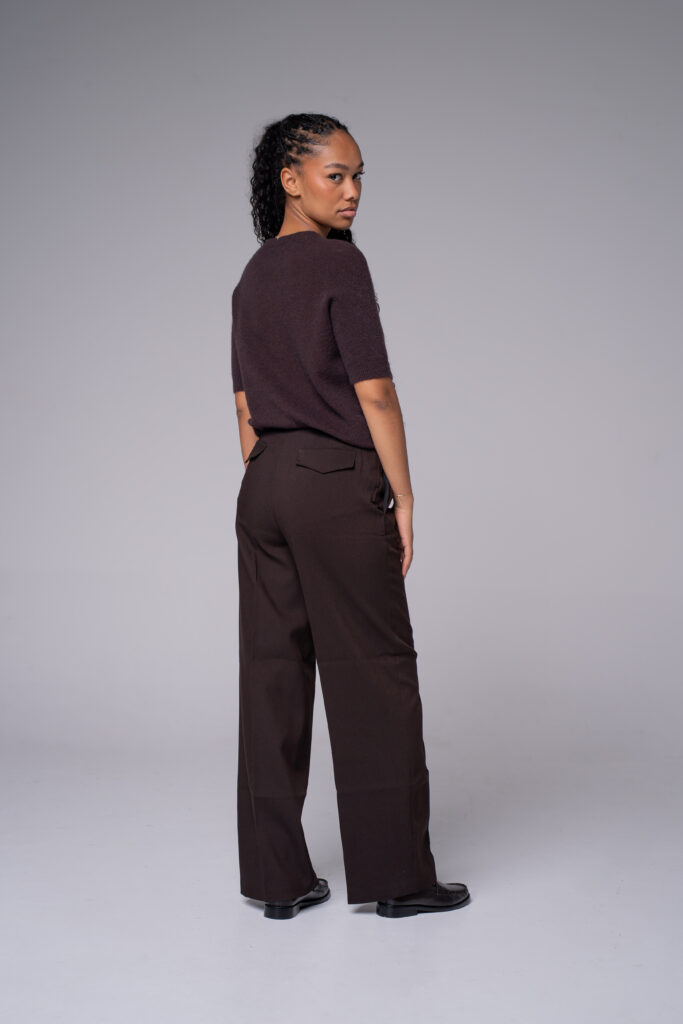 Pantalon large à pinces – vue 2
