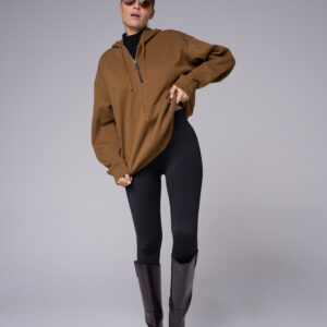 Veste à capuche zippée