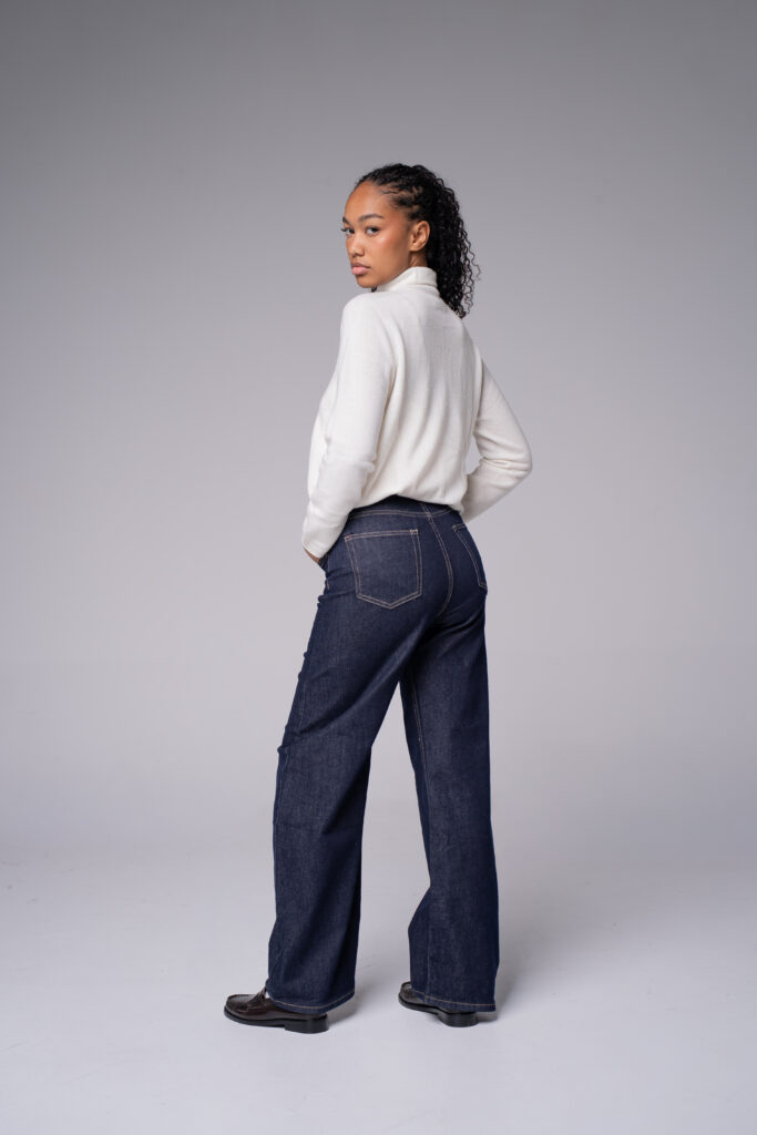 Pull col roulé en laine – vue 2